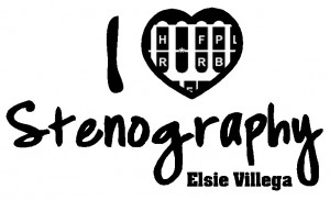 I Love Stenography Logo (Cropped)