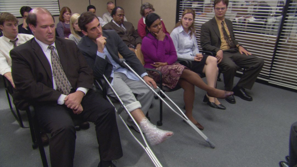 "The Office" Season 2 Episode 12: "The Injury" - wide 9